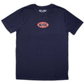 AC/DC Mini Oval Logo Blue
