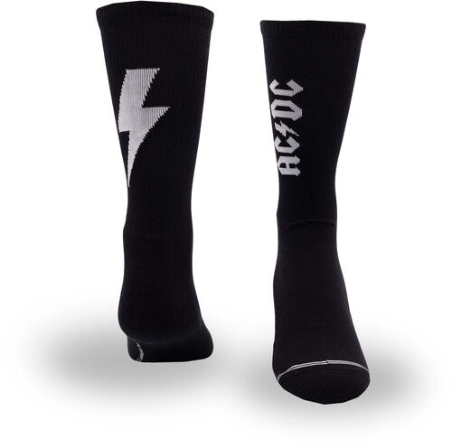 AC/DC Perri's - AC/DC - Lightning Strikes - Crew Socks