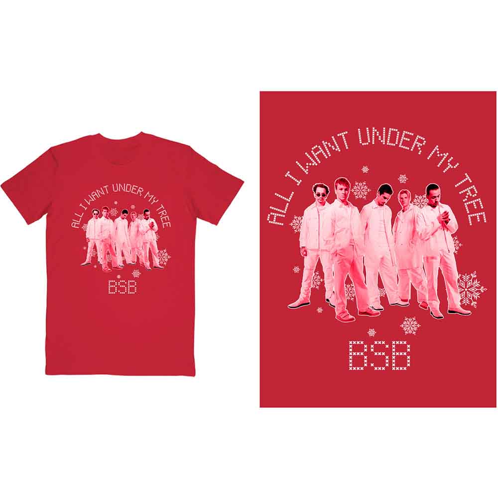 Backstreet Boys All I Want Xmas Red