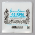 Bags Unlimited Bags Unlimited S4525 - 7 Inch 45 RPM Record Outer Sleeve - 100 Count (Clear)