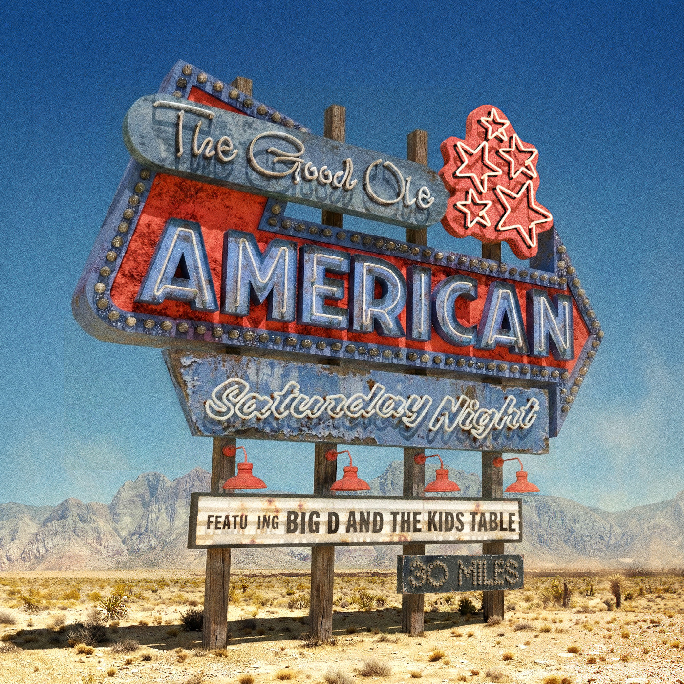 Big D And The Kids Table The Good Ole American Saturday Night (Blue Dream Splash Vinyl)