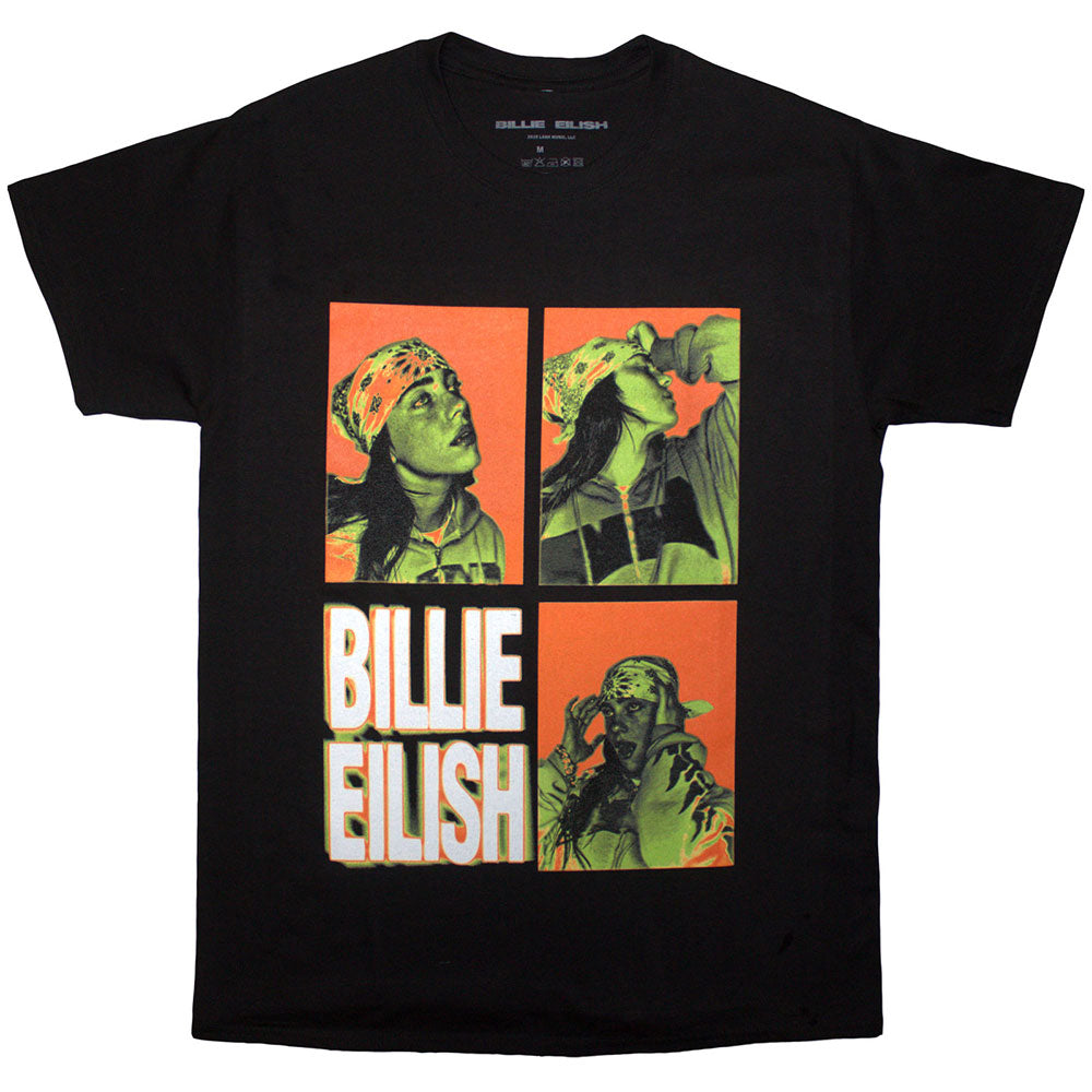 Billie Eilish 3 Photo Logo Black