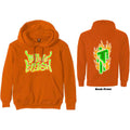 Billie Eilish Airbrush Flames Blohsh Orange