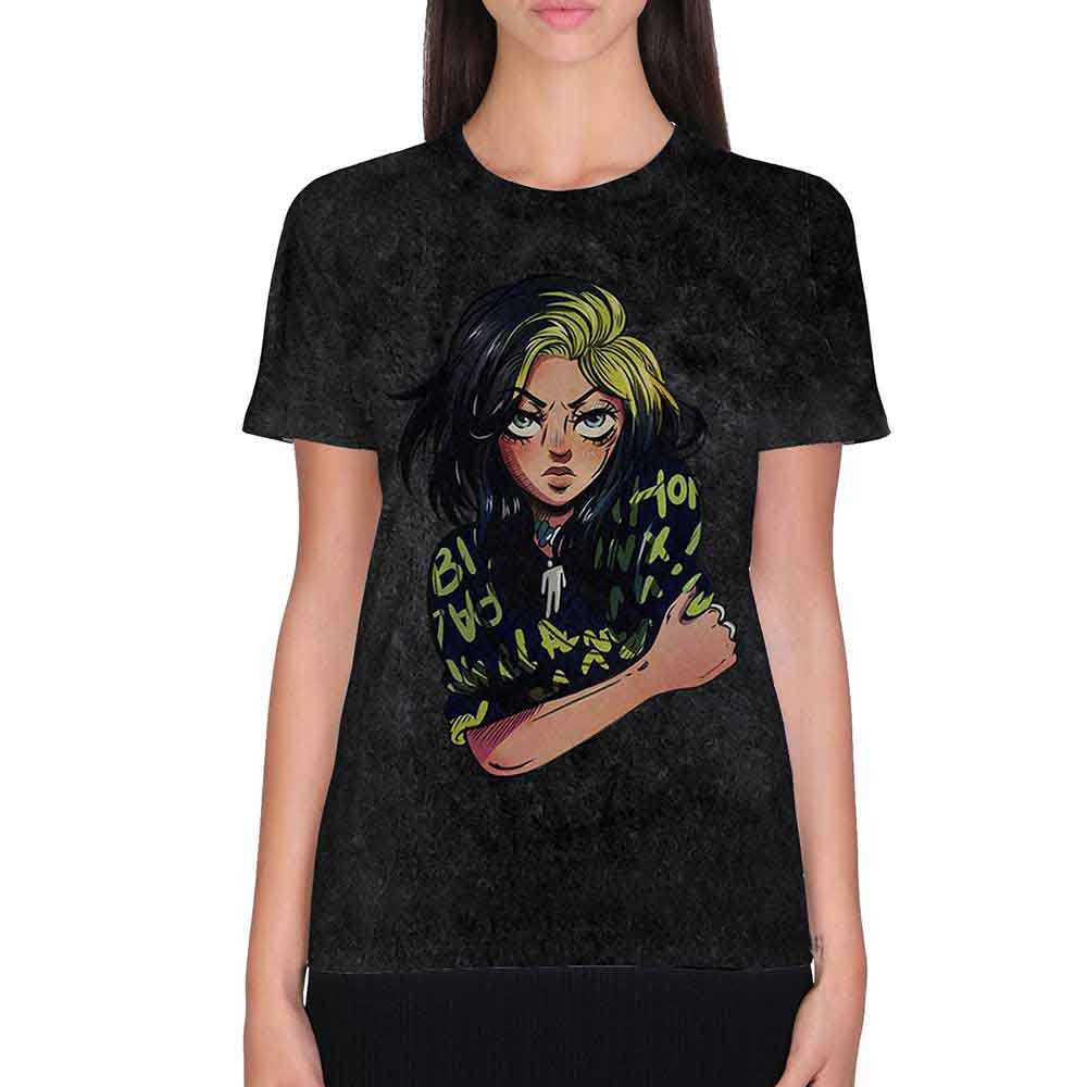 Billie Eilish Anime Billie Black