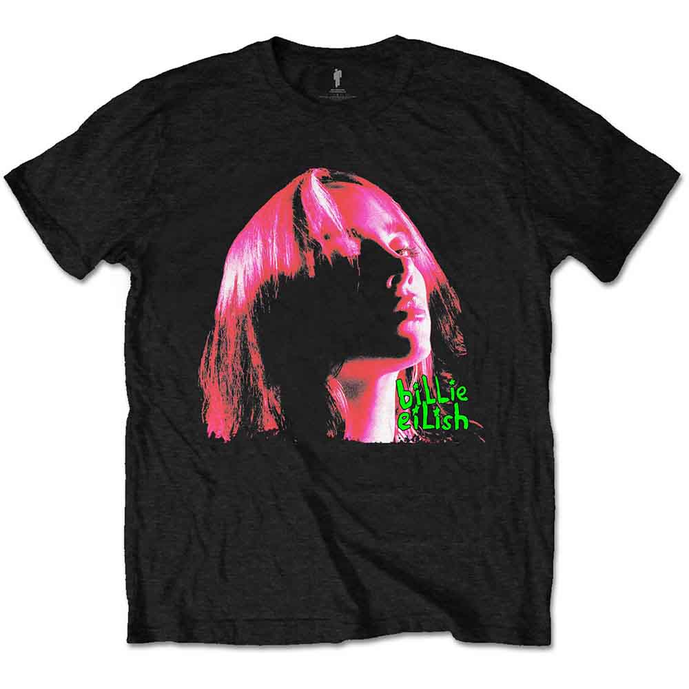 Billie Eilish Neon Shadow Pink Black