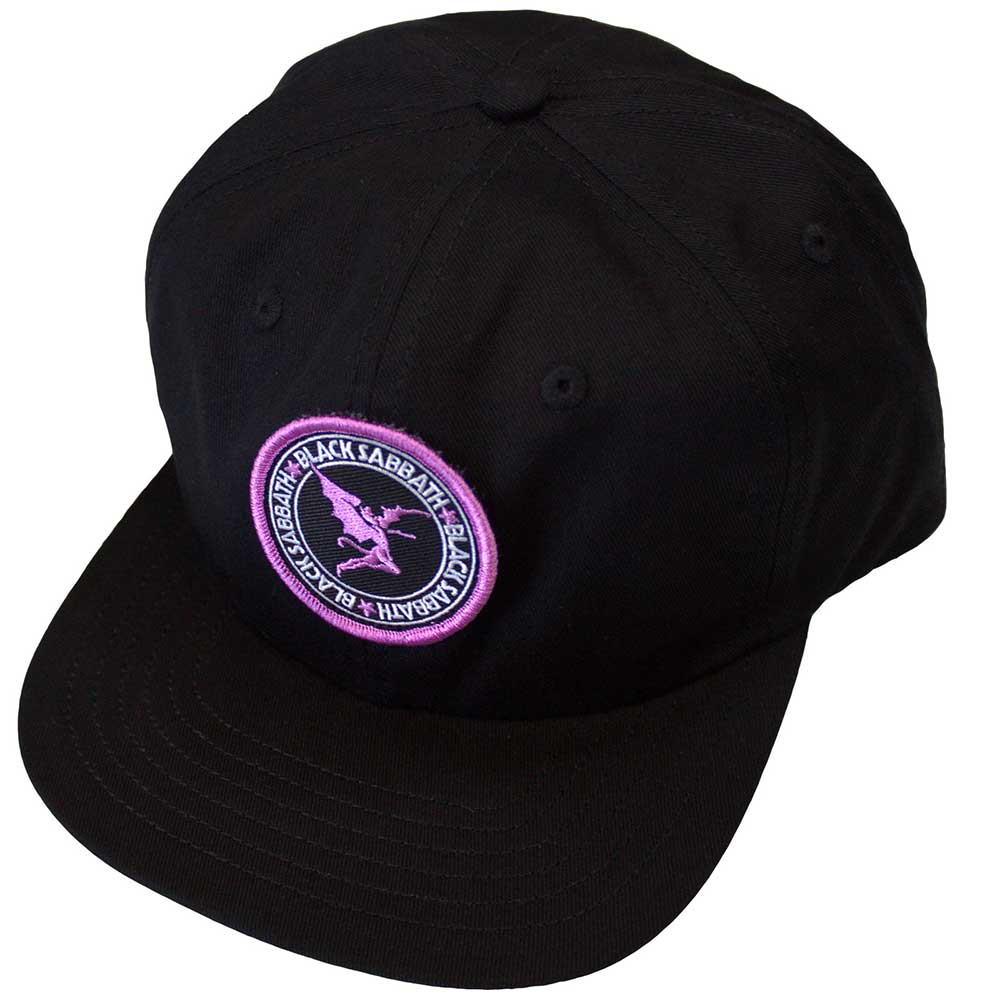 Black Sabbath Purple Daemon Emblem Black