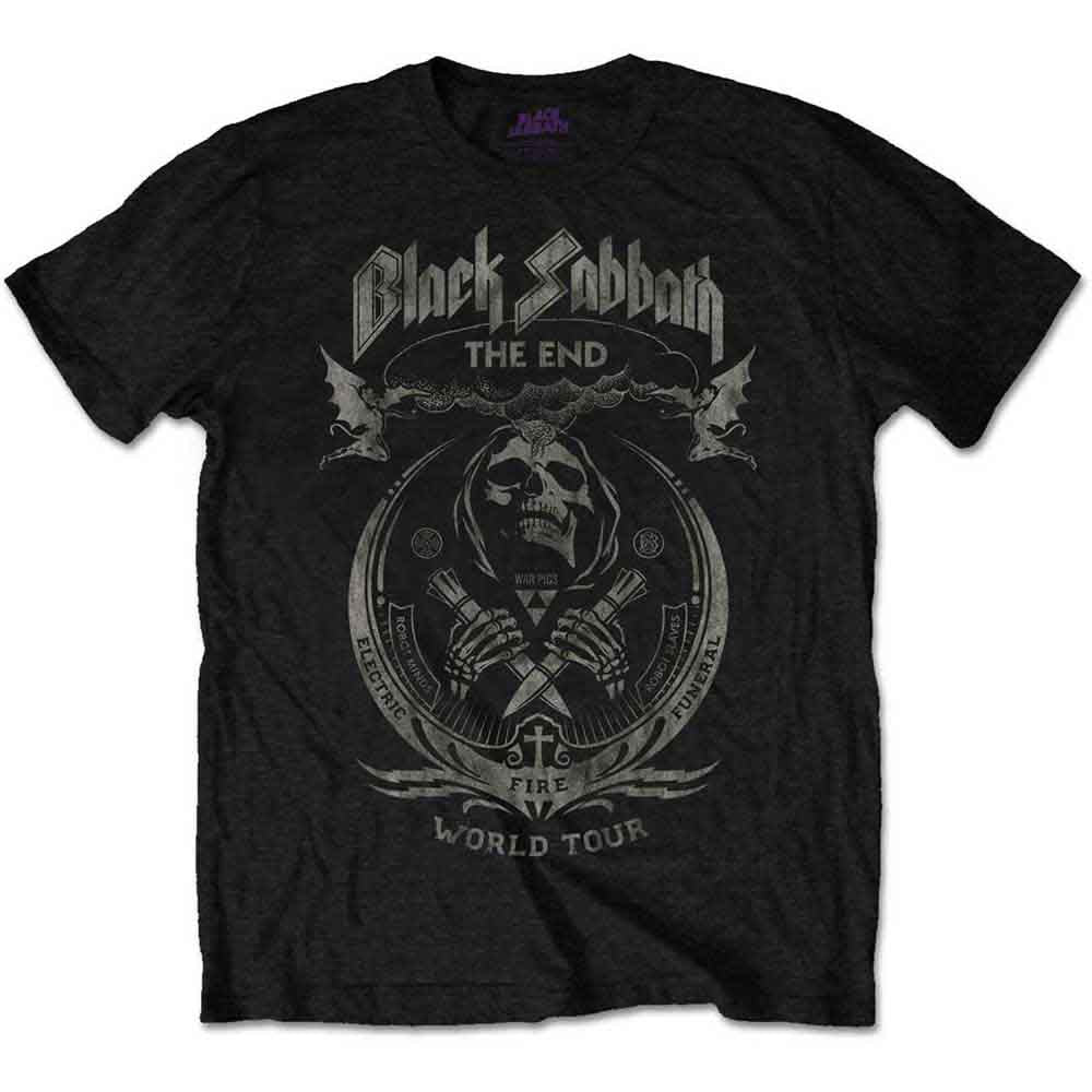 Black Sabbath The End Mushroom Cloud Black
