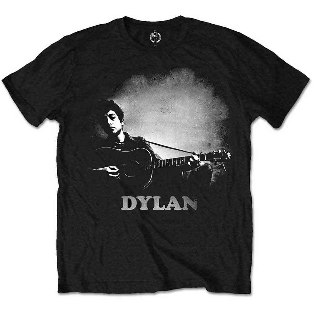 Bob Dylan Guitar & Logo Black
