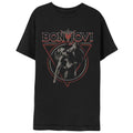 Bon Jovi Triangle Overlap Black
