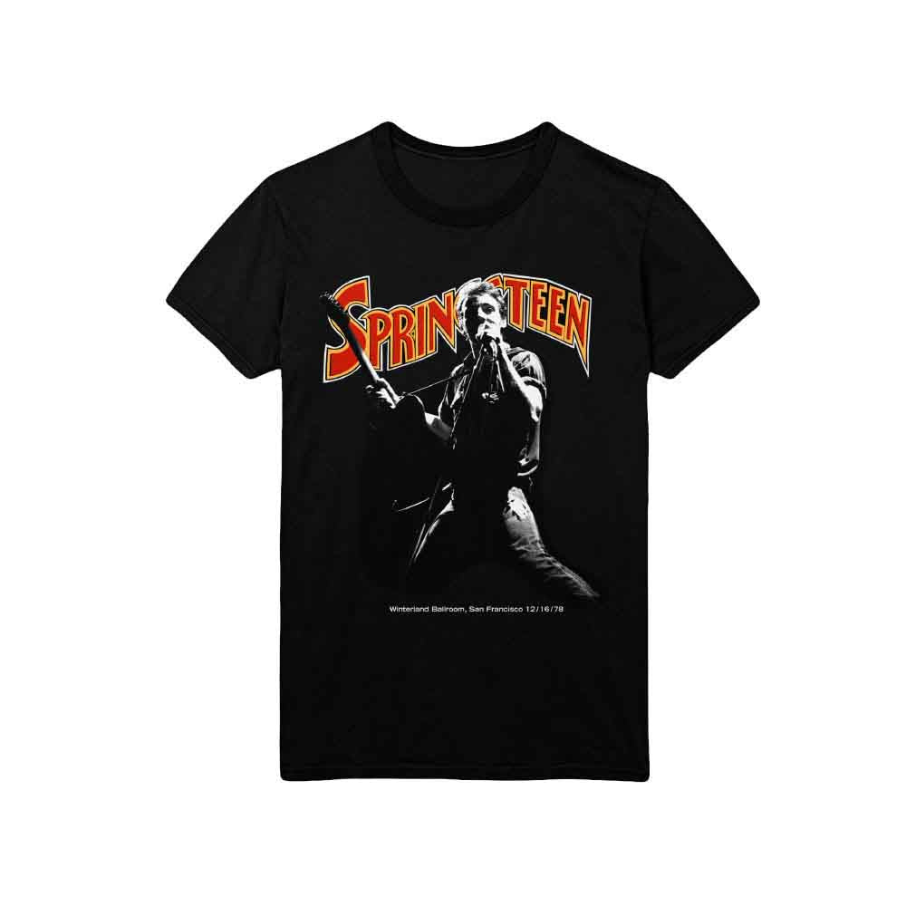 Bruce Springsteen Winterland Ballroom Singing Black
