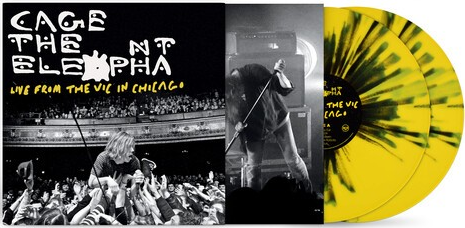 Cage The Elephant Live From The Vic In Chicago (RSD Exclusive, Limited Edition, Vibrant Yellow & Black Splatter Colored Vinyl) (2 Lp's)