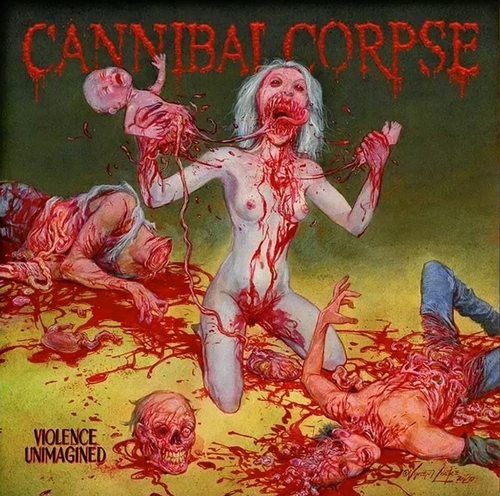 Cannibal Corpse Violence Unimagined (Limited Edition, Clear with Red Splatter Colored Vinyl, Uncensored Version)