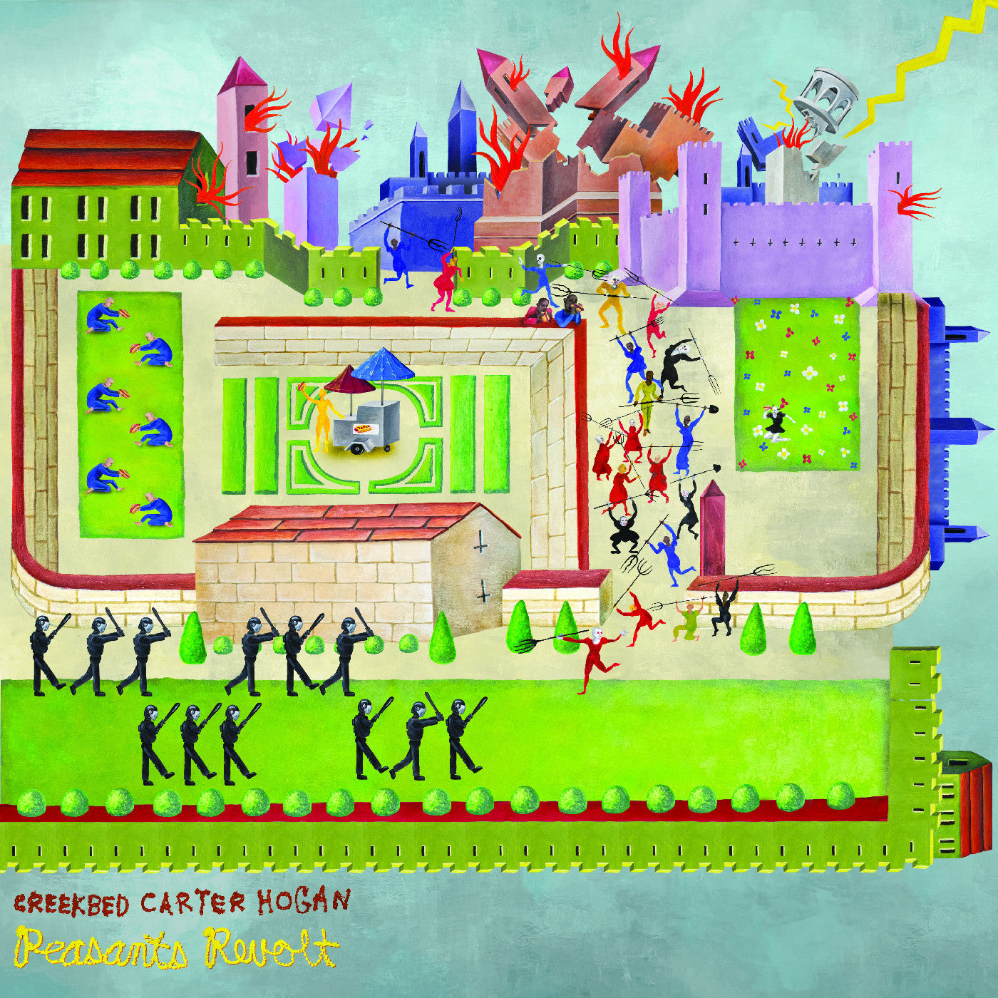 Creekbed Carter Hogan Peasants Revolt (Indie Exclusive, Lime Green Vinyl)