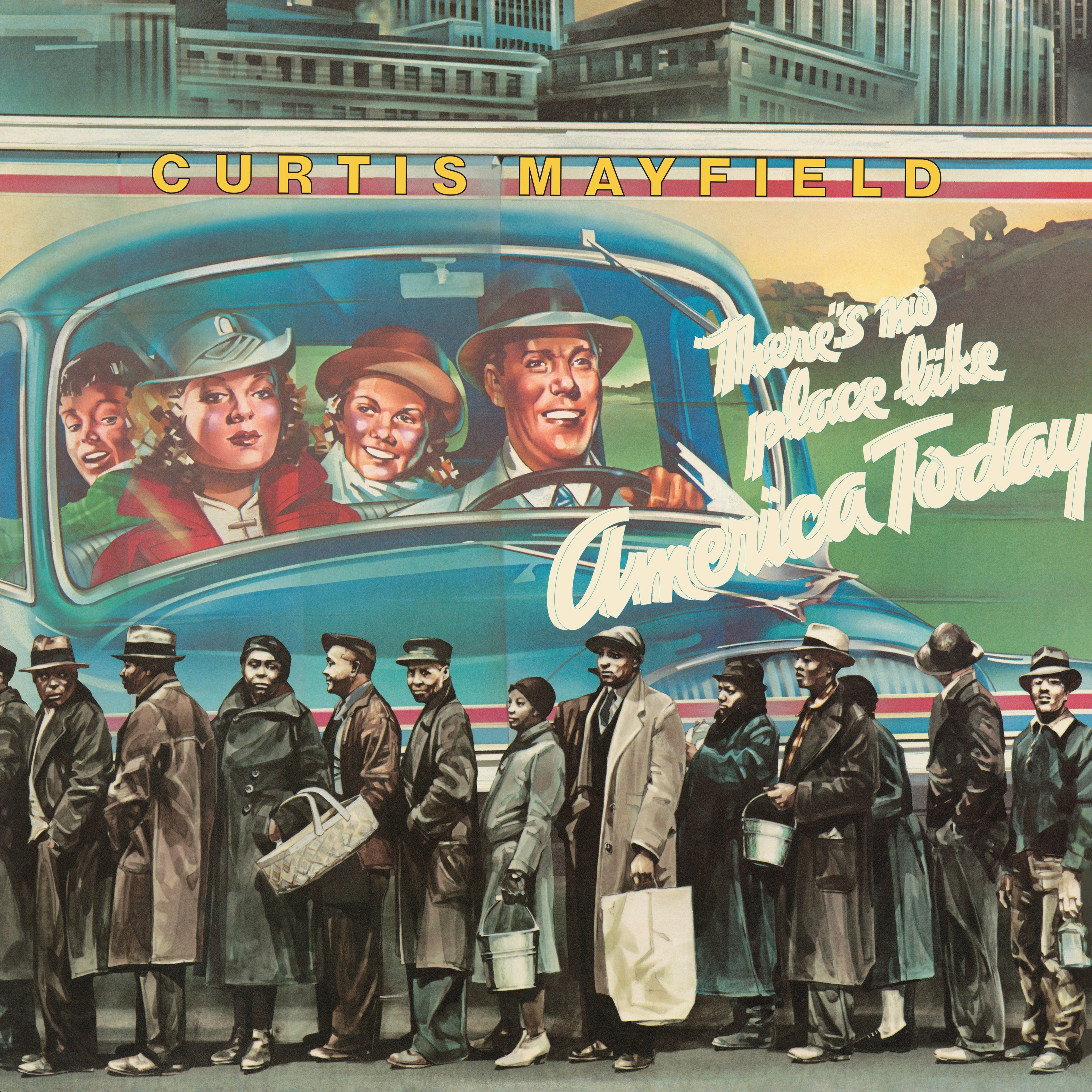 Curtis Mayfield There's No Place Like America (Turquoise vinyl)