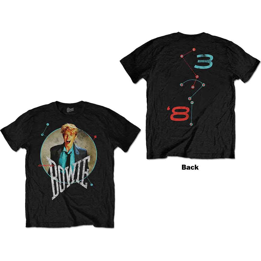David Bowie Circle Scream Black