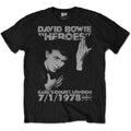 David Bowie Heroes Earls Court Black