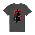 DC Comics The Batman Distressed Logo Grey