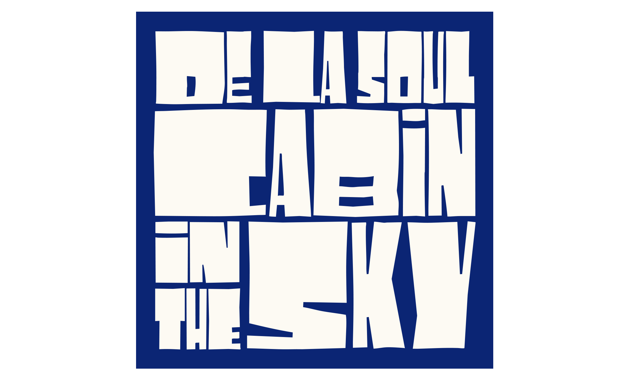 De La Soul Cabin In The Sky (Alternate Cover) [Opaque Sky Blue Vinyl]