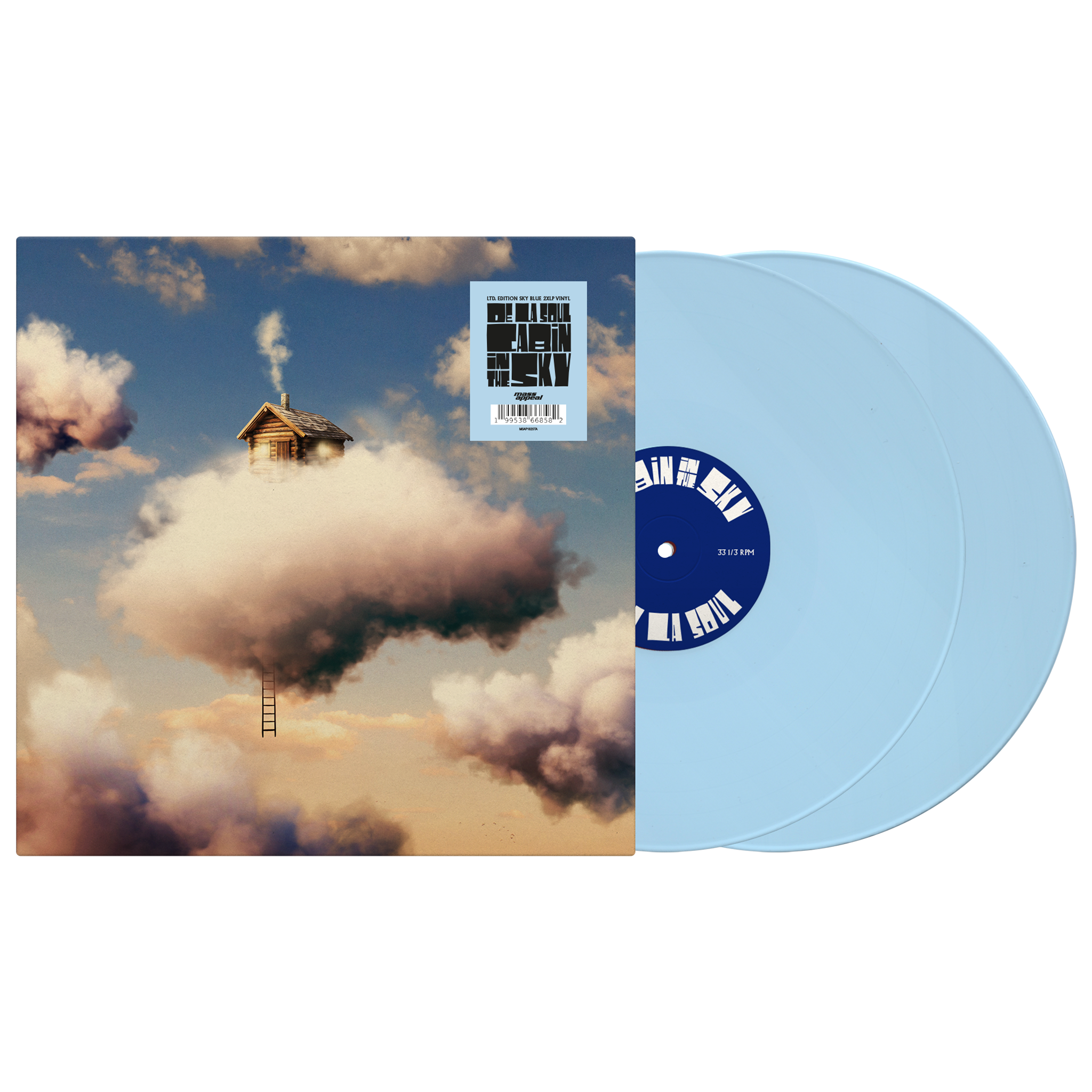 De La Soul Cabin In The Sky (Alternate Cover) [Opaque Sky Blue Vinyl]
