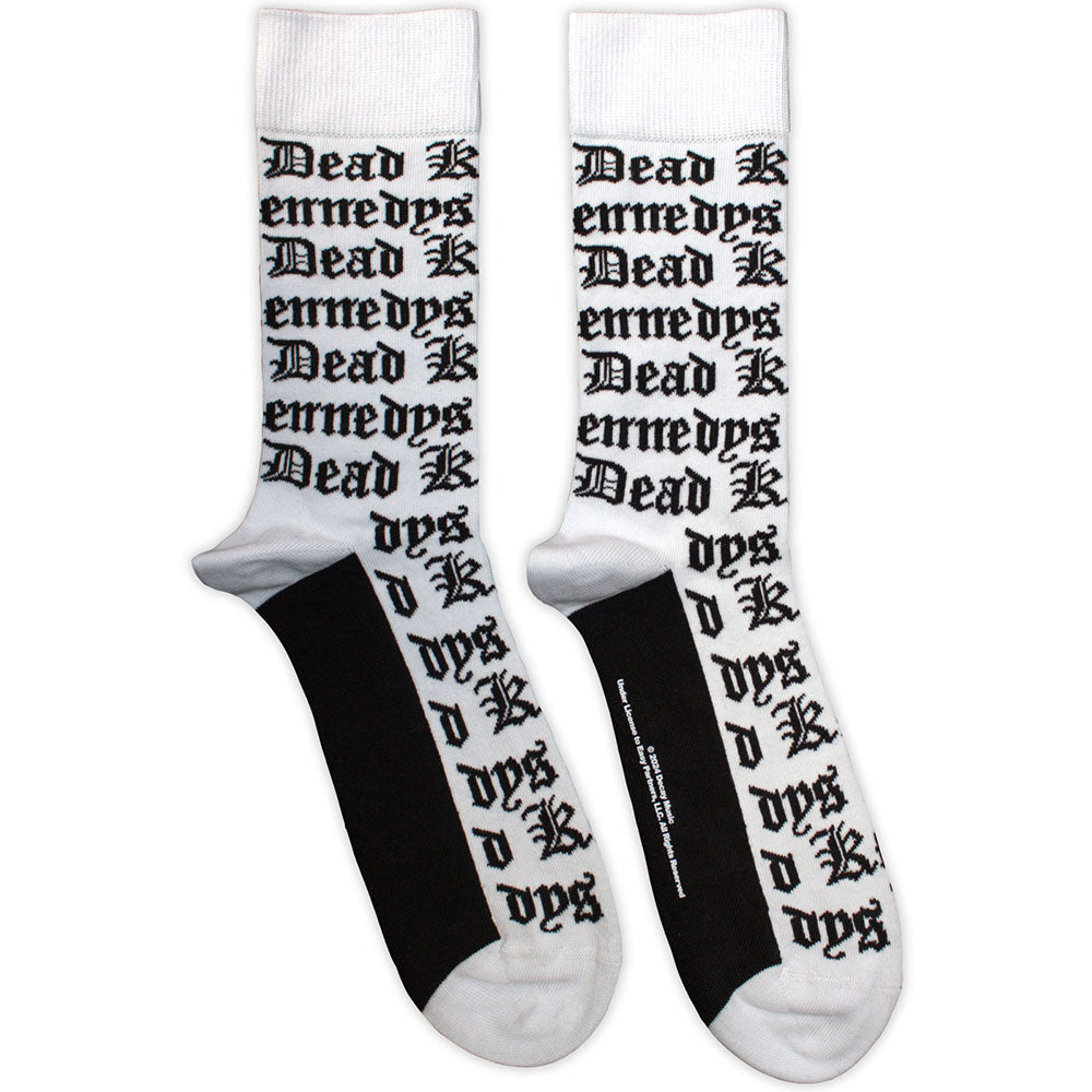 Dead Kennedys Gothic Logo Pattern White