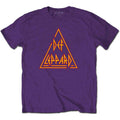 Def Leppard Classic Triangle Logo Purple