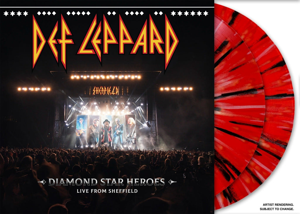 Def Leppard Diamond Star Heroes: Live From Sheffield [180G Multicolor Splatter 2LP] [Half-Speed]