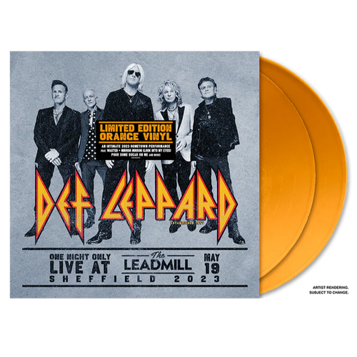 Def Leppard One Night Only: Live At The Leadmill 2023 (Limited Edition, Orange Colored Vinyl) (2 Lp's)