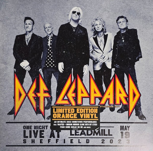 Def Leppard One Night Only: Live At The Leadmill 2023 (Limited Edition, Orange Colored Vinyl) (2 Lp's)