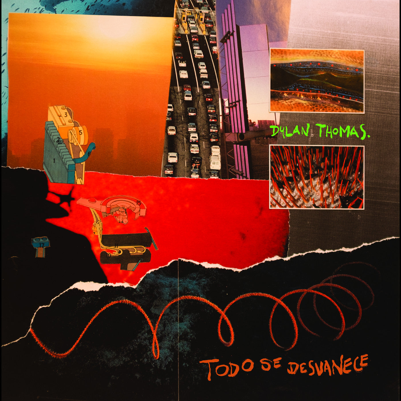 Dylan Thomas Todo Se Desvanece (Green Leaves Marbled Vinyl)