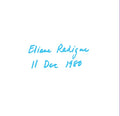 ELIANE RADIGUE 11 Dec 80