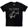 Flipper Long Fish Unisex T-Shirt (Black)