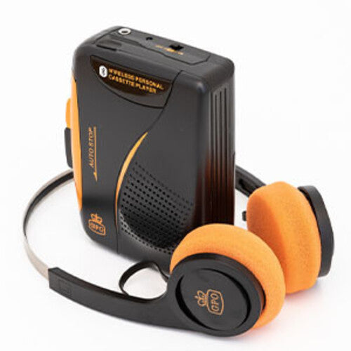 GPO GPO Bluetooth Personal Cassette Player/Radio with Headphones (Bluetooth, Black)