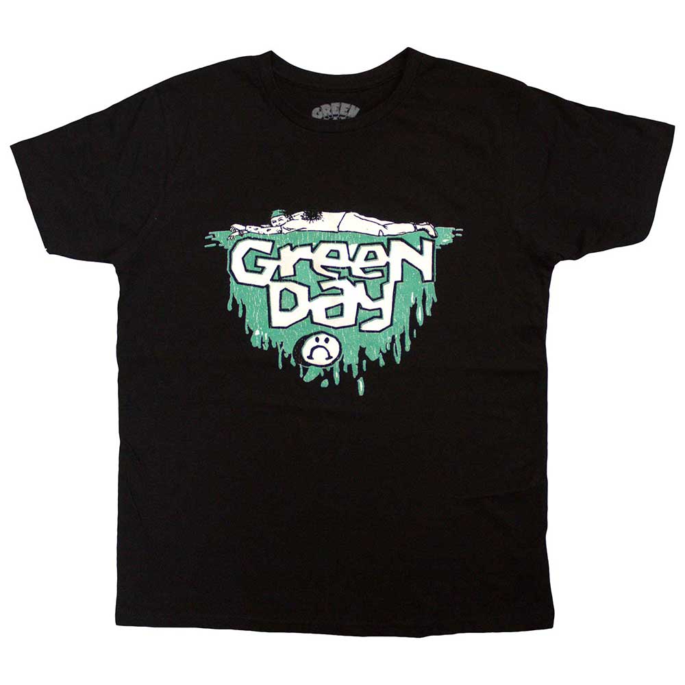 Green Day Sad Smiley Black
