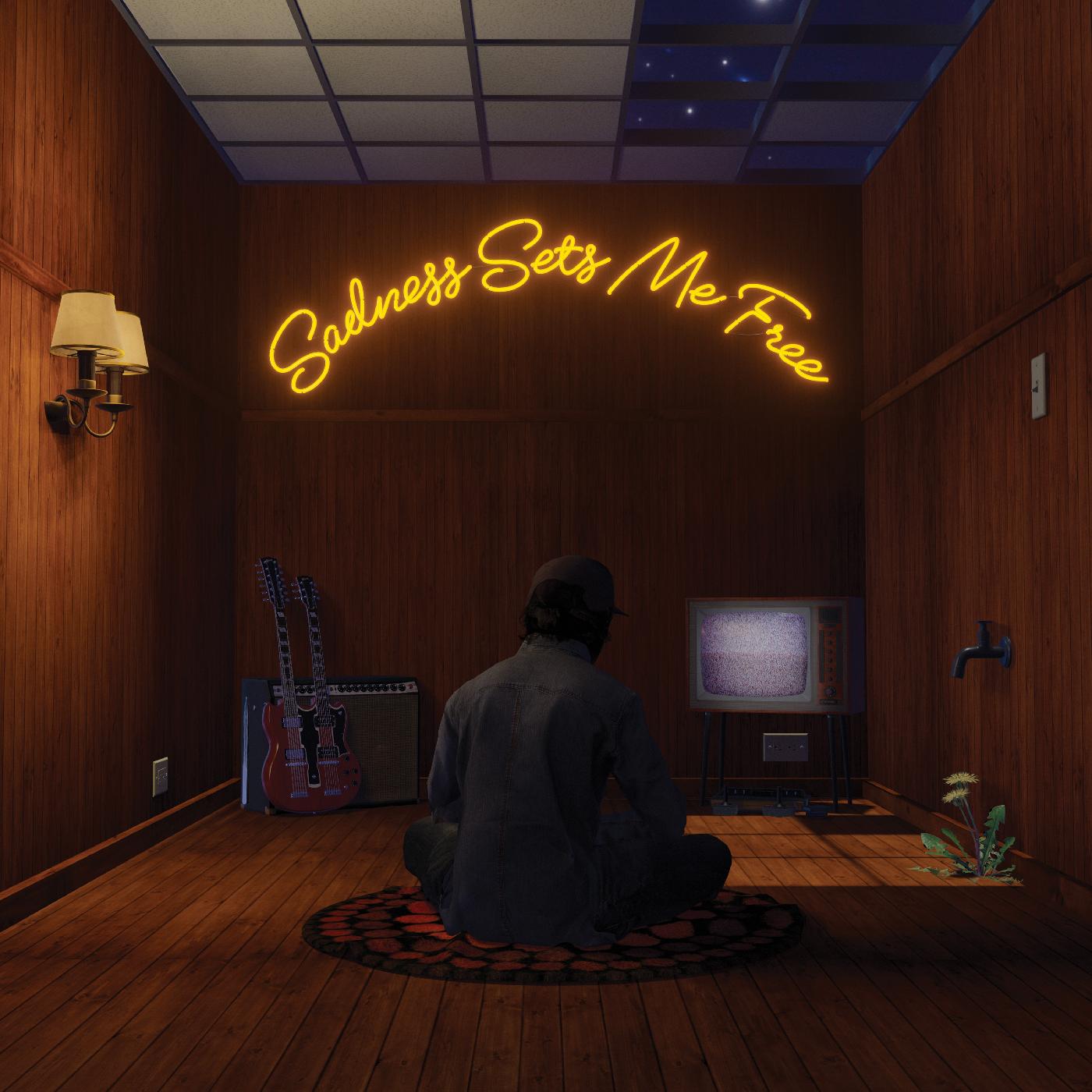 Gruff Rhys Sadness Sets Me Free (Indie Exclusive Blackberry Neo-Neapolitan Vinyl)