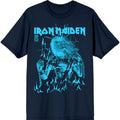 Iron Maiden 50 Life After Death Flames Blue Blue