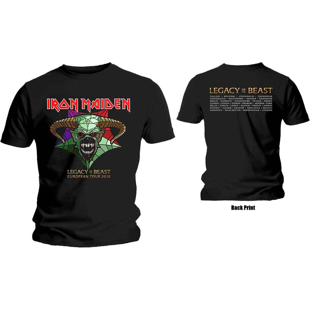 Iron Maiden Legacy of the Beast Tour Black