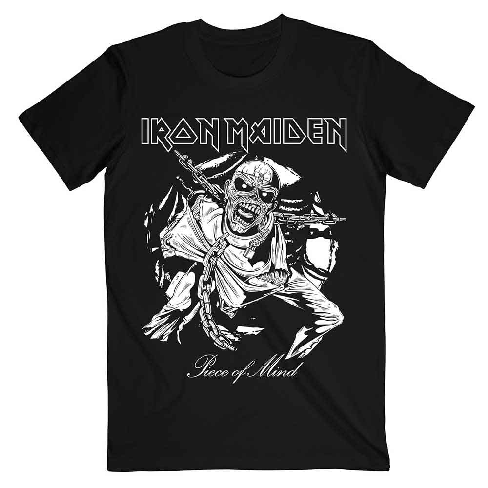 Iron Maiden Piece of Mind Mono Eddie Black