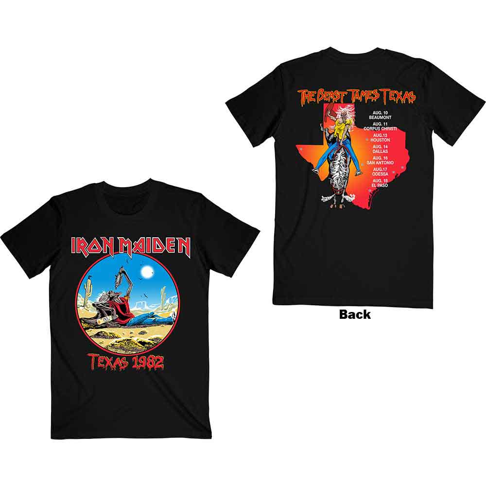 Iron Maiden The Beast Tames Texas Black