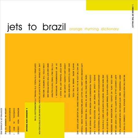 Jets To Brazil Orange Rhyming Dictionary (180 Gram Vinyl) (2 Lp's)
