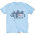 John Lennon NYC Skyline Blue