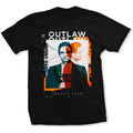 Johnny Cash Outlaw Photo Black