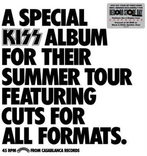 Kiss A Special KISS Tour Album (RSD Exclusive, Extended Play, 45 RPM, Black & White Splatter Colored Vinyl)