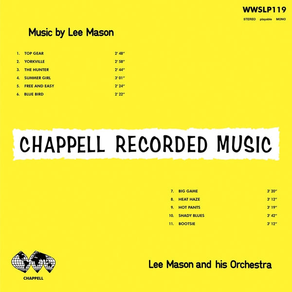 Lee Mason Music By Lee Mason (1971) [LP]