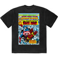 Marvel Comics Captain America & Iron Man Comic Cover Black