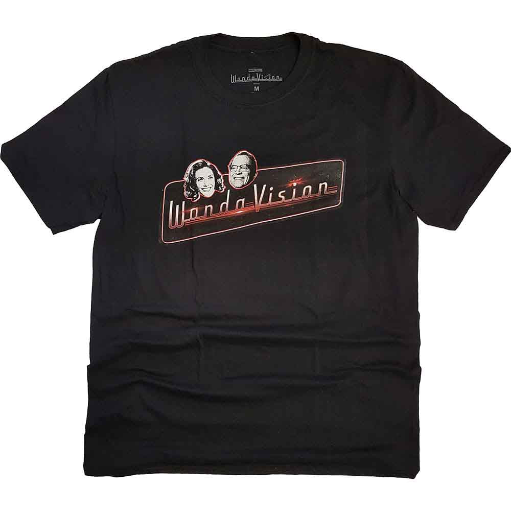 Marvel Comics WandaVision Red Logo Black