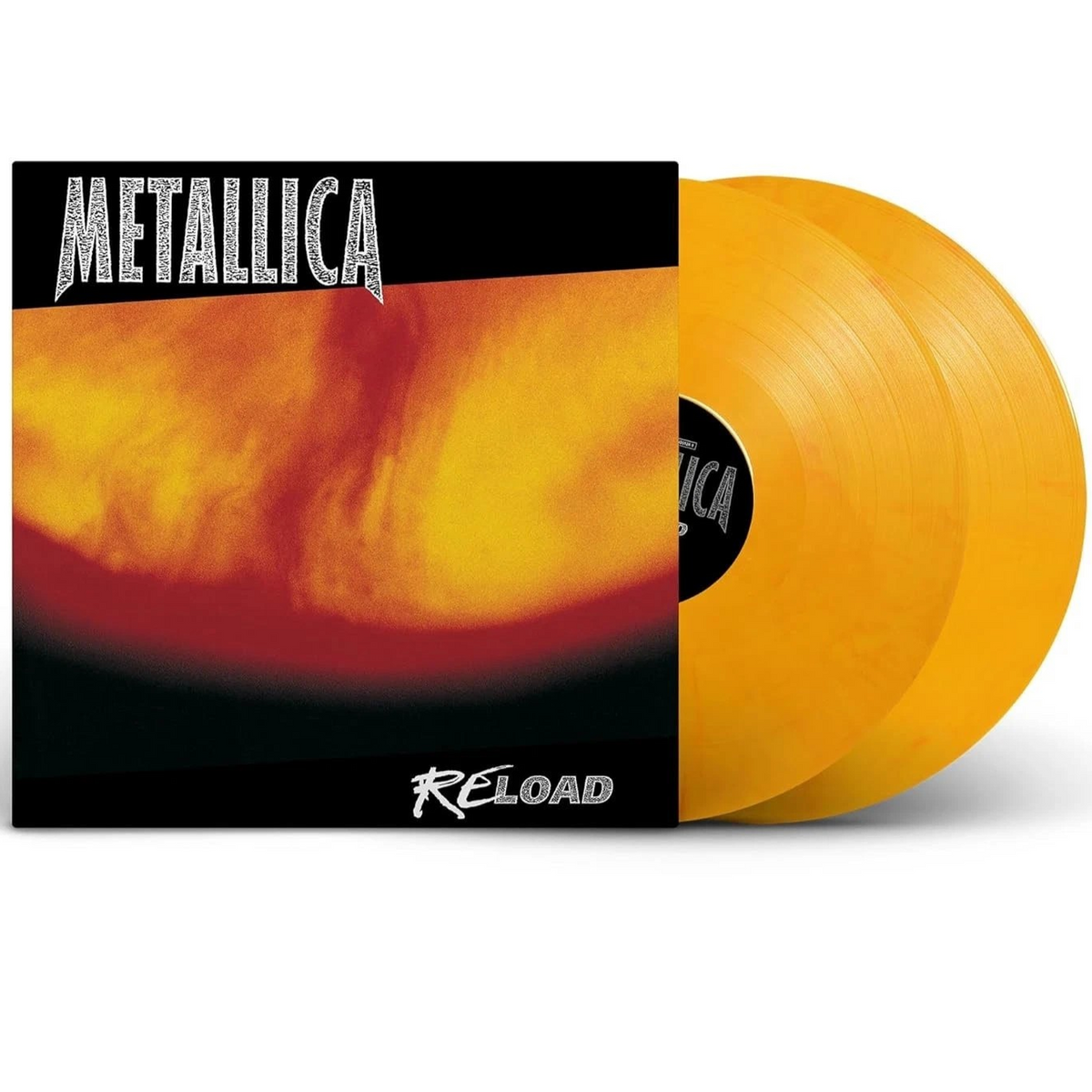 Metallica ReLoad: Remastered (Limited Edition, "Flaming Fuel" Yellow Colored Vinyl) [Import] (2 Lp's)