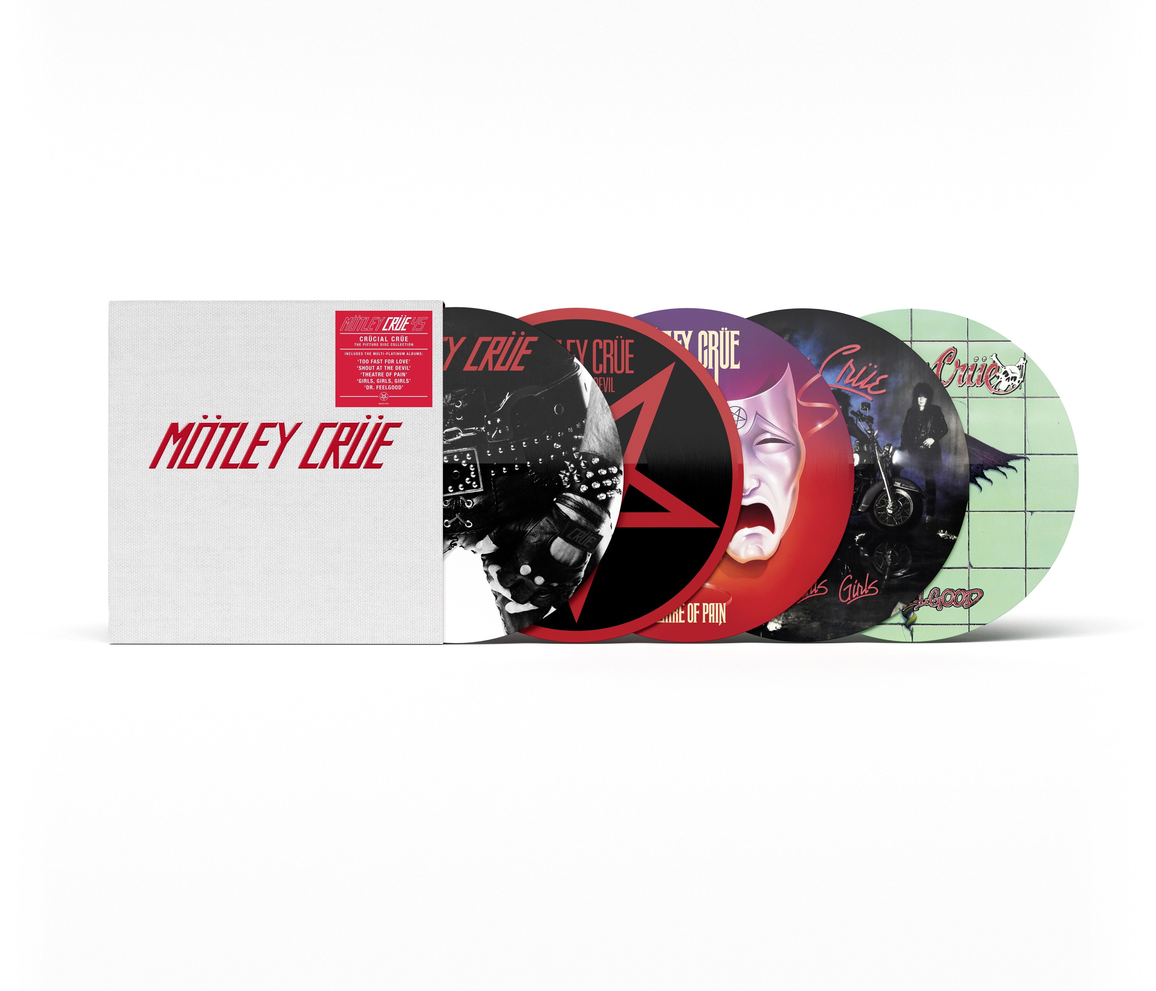 Motley Crue Crucial Crue (45Th Anniversary) [Deluxe Box Set] [Picture Disc 5Lp]