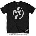PIL (Public Image Ltd) White Logo Black