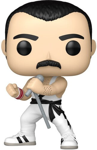 Queen Funko POP! Rocks: Queen - Freddie Mercury (White Singlet) (Vinyl Figure, Collectible)