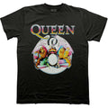 Queen Multi Colour Crest Black